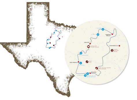 texas forts trail map