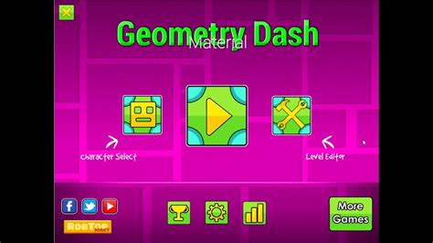 Geometry Dash Level 1 Stereo Madness Complete Youtube