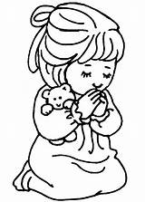 Prayer Coloring Pages Getdrawings sketch template