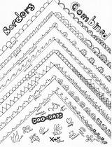 Border Borders Drawing Draw Easy Designs Doodle Drawings Doodles Fancy Deviantart Zentangle Cool Patterns Cute Paisley Periwinkle Certificate Vector Line sketch template