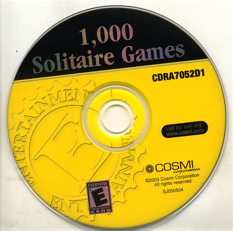 cosmi 1000 solitaire games cdra7052d1 windows 2003 eng free