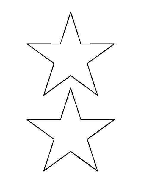 printable   star template