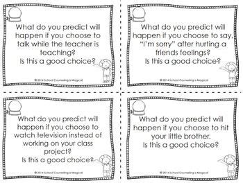 choices  consequences  decision making activity packet group