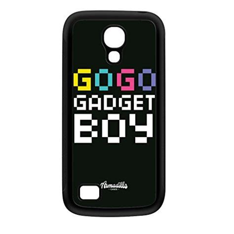 gogo gadget boy black silicon rubber case  galaxy  mini  textguy