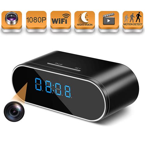 review hidden camera wifi spy camerahosuku clock p hidden cameras wireless ip