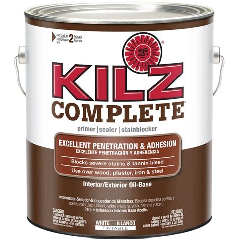 kilz  kilz  gal complete oil base interiorexterior primer  voc  sutherlands