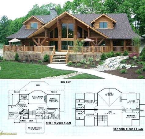 build   tiny home      details  log cabin floor plans log home