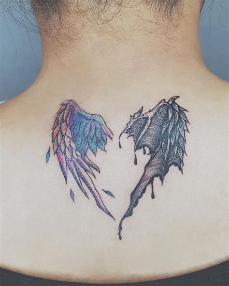 11 Angel And Devil Wings Tattoo Ideas That Will Blow Your Mind