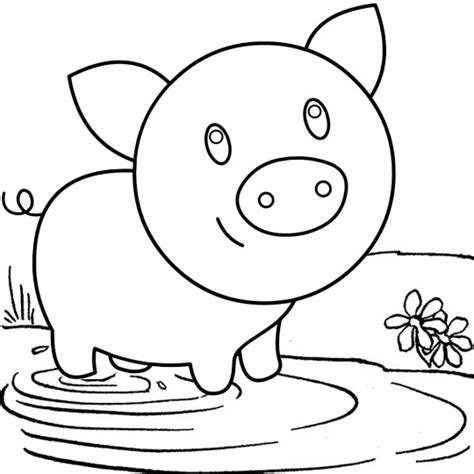 piggy printable coloring pages printable templates