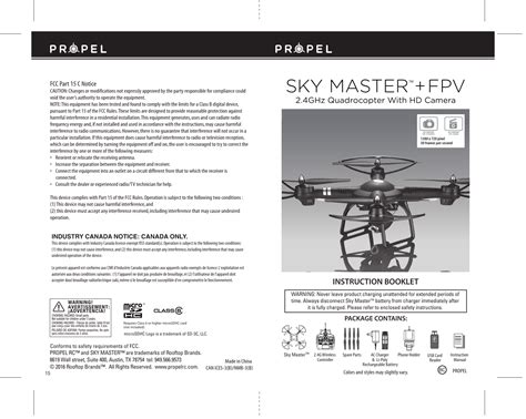propel drone instruction manual picture  drone