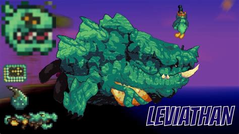 Terraria Bosses Leviathan Calamity Youtube