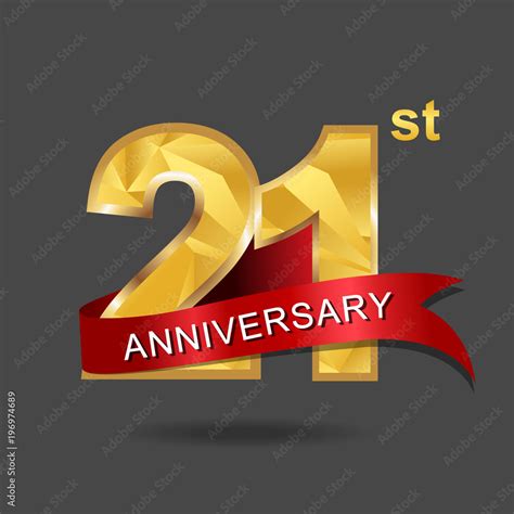 st anniversary aniversary years anniversary celebration logotype