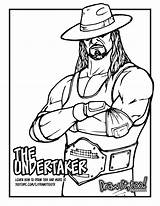 Undertaker Wwe Drawing Draw Coloring Tutorial sketch template