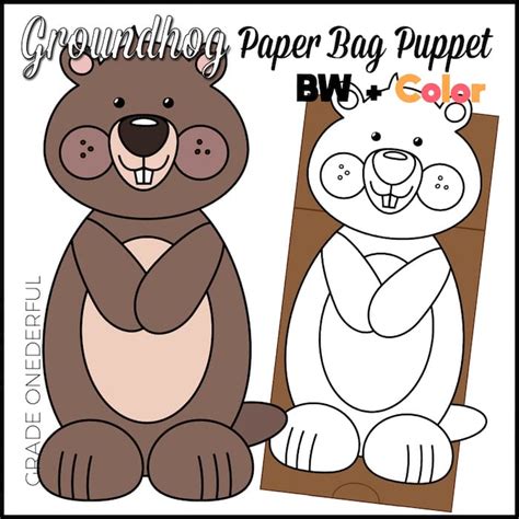 printable groundhog day coloring  word search grade onederful