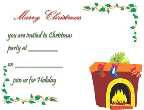 christmas party invitation templates christmas party