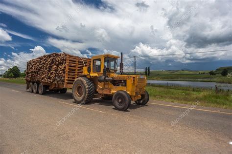 tractor road wood logging stock photo  chrisvanlennepphoto