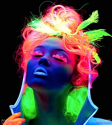 Top 20 Best Glow In The Dark Neon Hairstyles And Extensions 2022