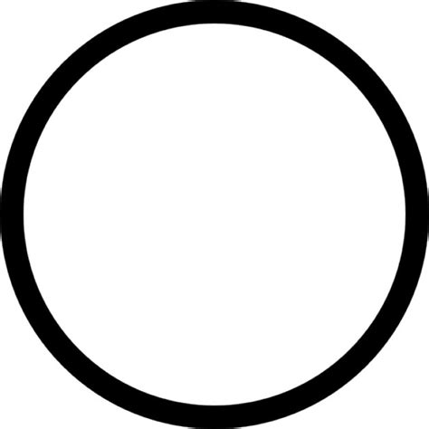 circle outline icons