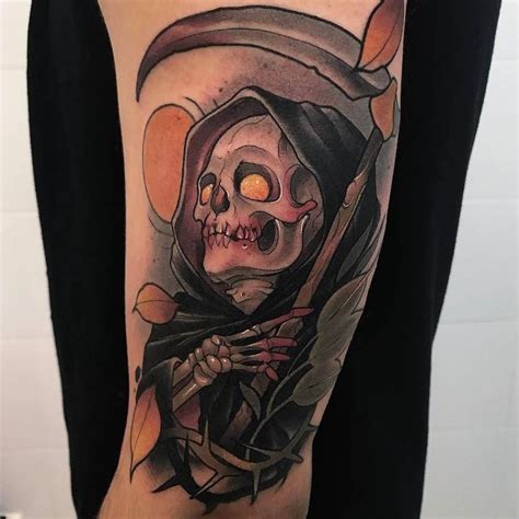 amazing grim reaper tattoo designs  die  tats  rings