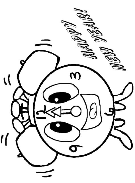 year coloring pages  coloring kids