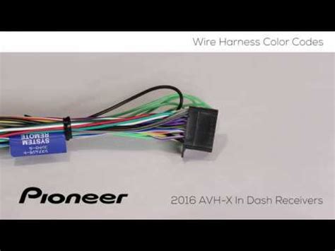 pioneer avh  wiring harness diagram