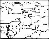 Neighborhood Coloring Pages sketch template