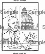 Pope Feast sketch template