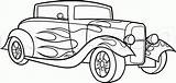Hot Rod Car Drawings Coloring Pages Clipartmag sketch template