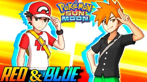 Pokémon Sun And Moon Trainer Red And Blue Battle Full