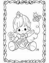 Precious Coloring Pages Moments Getdrawings Baby sketch template