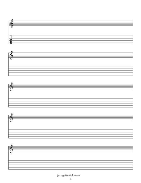 blank piano sheet  printable  guitar lessons