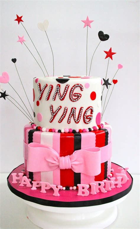 Celebrate With Cake 21st Birthday 2 Tier Cake