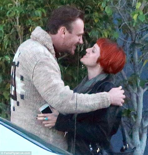 jason segel greets girlfriend alexis minter with a kiss in west