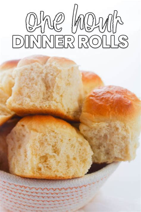 one hour dinner rolls