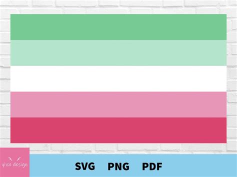 Abrosexual Pride Flag Svg Abrosexual Pride Flag Cut Files For Cricut