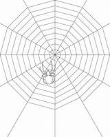 Spider Web Coloring Pages Kids Printable Webs Bestcoloringpagesforkids sketch template