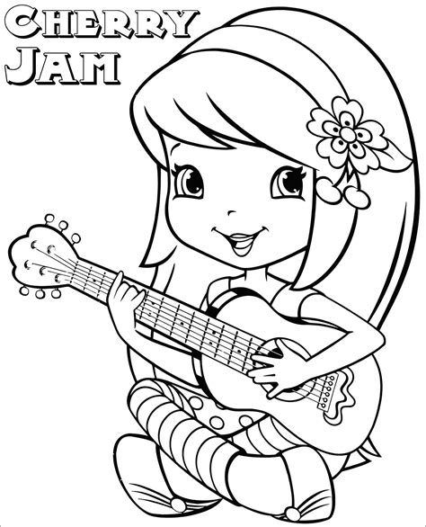 lovely  cherry jam coloring pages cherry jam png cherry jam