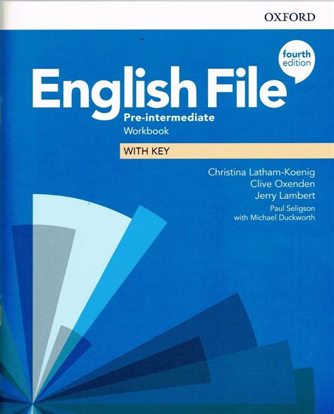 oxford english file pre intermediate workbook  key  edition atnewat  ebay