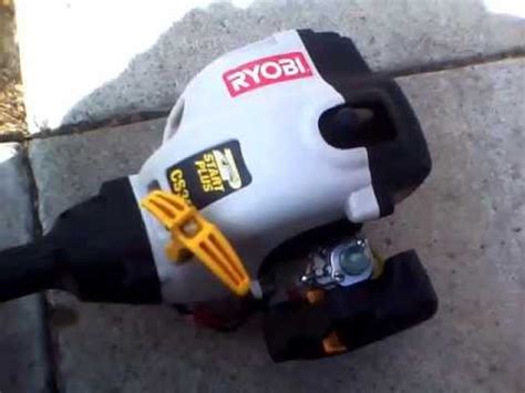 ryobi cs curved shaft string trimmer rya youtube