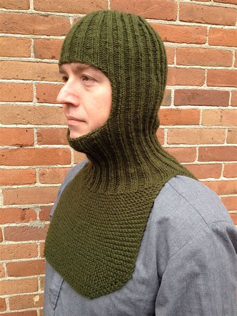 balaclava knitting pattern  fit   cm head