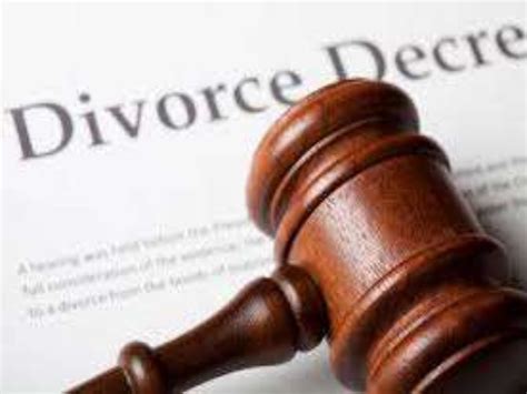 a word about divorce decrees