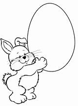 Easter Coloring Egg Pages Bunny Rabbit Eggs Printable Colouring Sheets Animal Color Kids Cliparts Rynakimley Template Patterns Gif Clipart Rocks sketch template