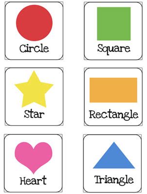 images  kindergarten shapes flash cards printable preschool