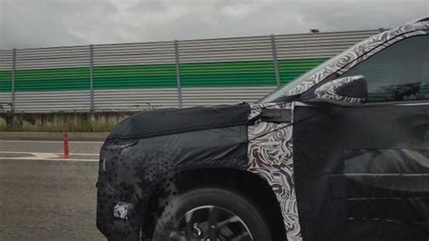 chevrolet montana  photographed undergoing road tests  brazil