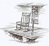 Porch Clipart Front Rocking Drawing Porches Chair Old Chairs Back Swing Clipground Paintingvalley Imgarcade sketch template