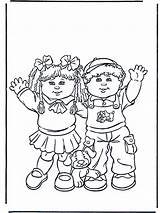 Despedida Meisje Jongen Patch Cabbage Fille Garcon Advertentie sketch template