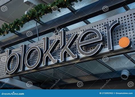 blokker store sign editorial photography image  business