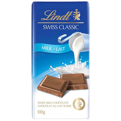 amazonca lindt swiss classic milk chocolate bar    white chocolate bar