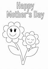 Mothers Colouring Sunflowers Coloringpage sketch template