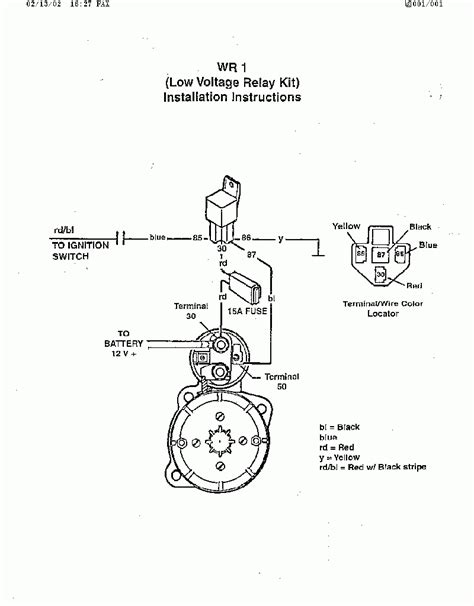 starter solenoid wiring diagram ford wiring diagram